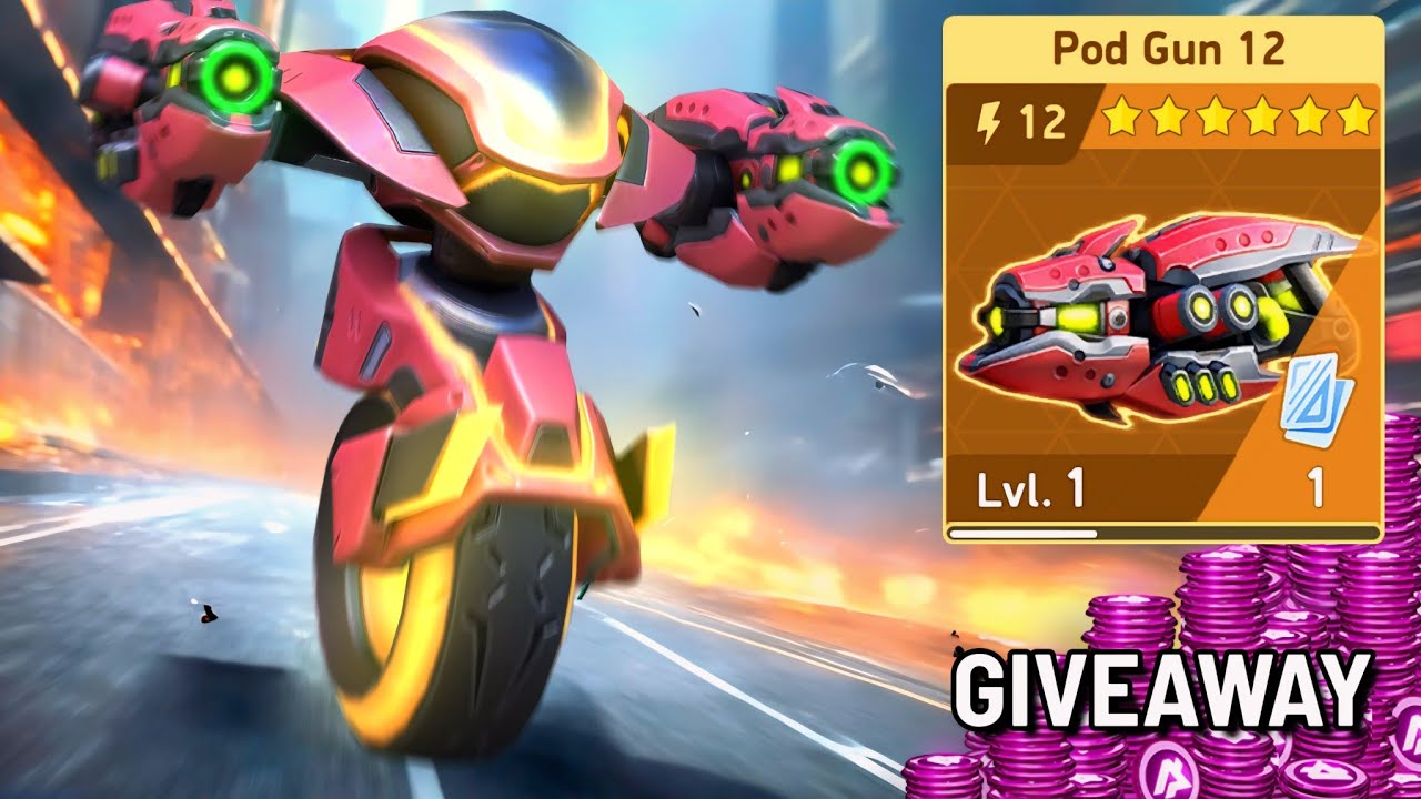 NEW WEAPON Pod Gun 12 with Killshot - Mech Arena