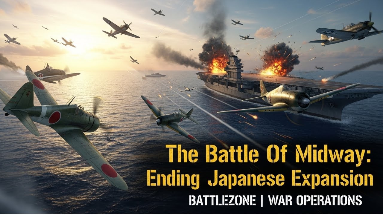 The Battle Of Midway: Ending Japanese Expansion | Battlezone | War Operations 