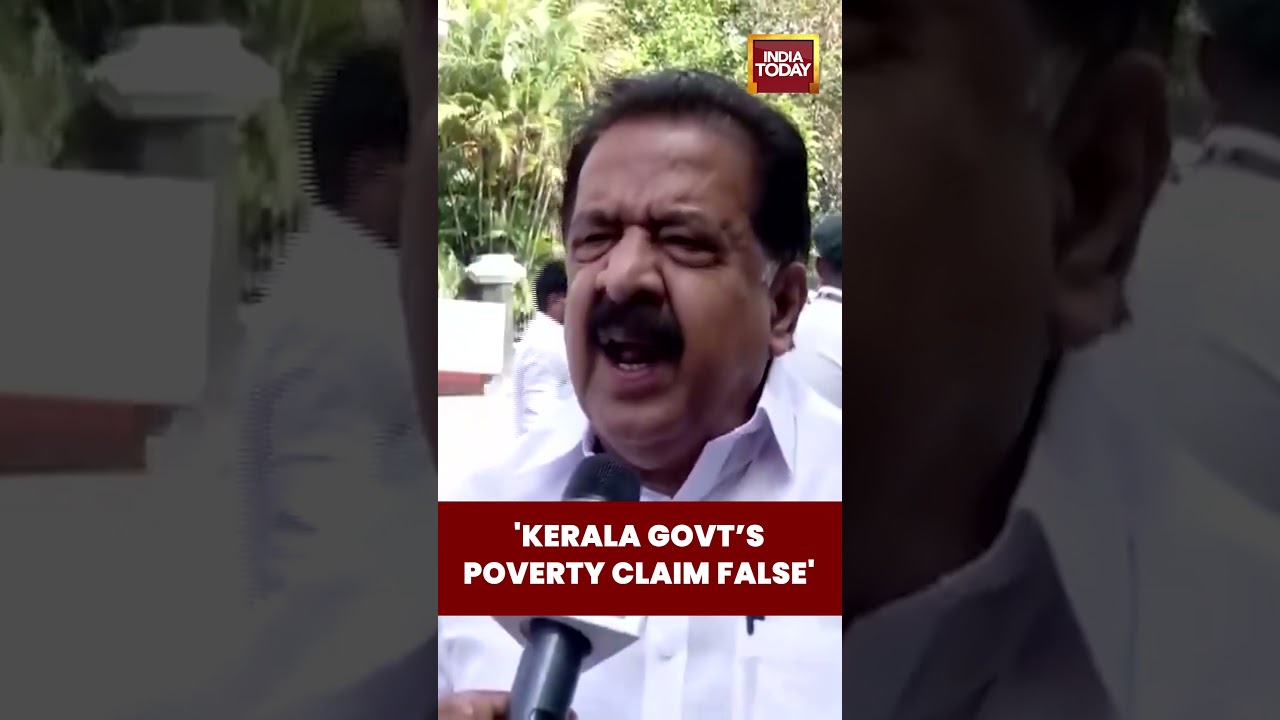 Congress Leader Ramesh Chennithala Slams Kerala CM&rsquo;s Extreme-Poverty-Free Declaration #keralanews