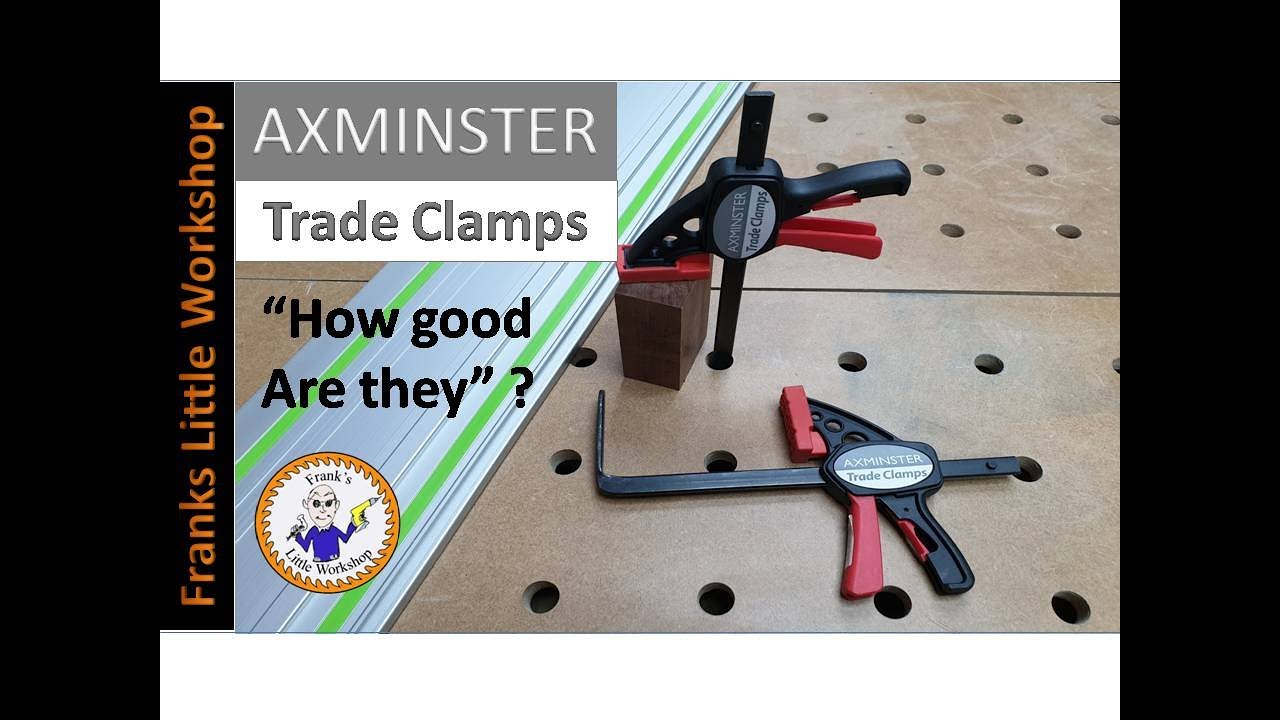 Axminster Trade, Quick release rail clamps.