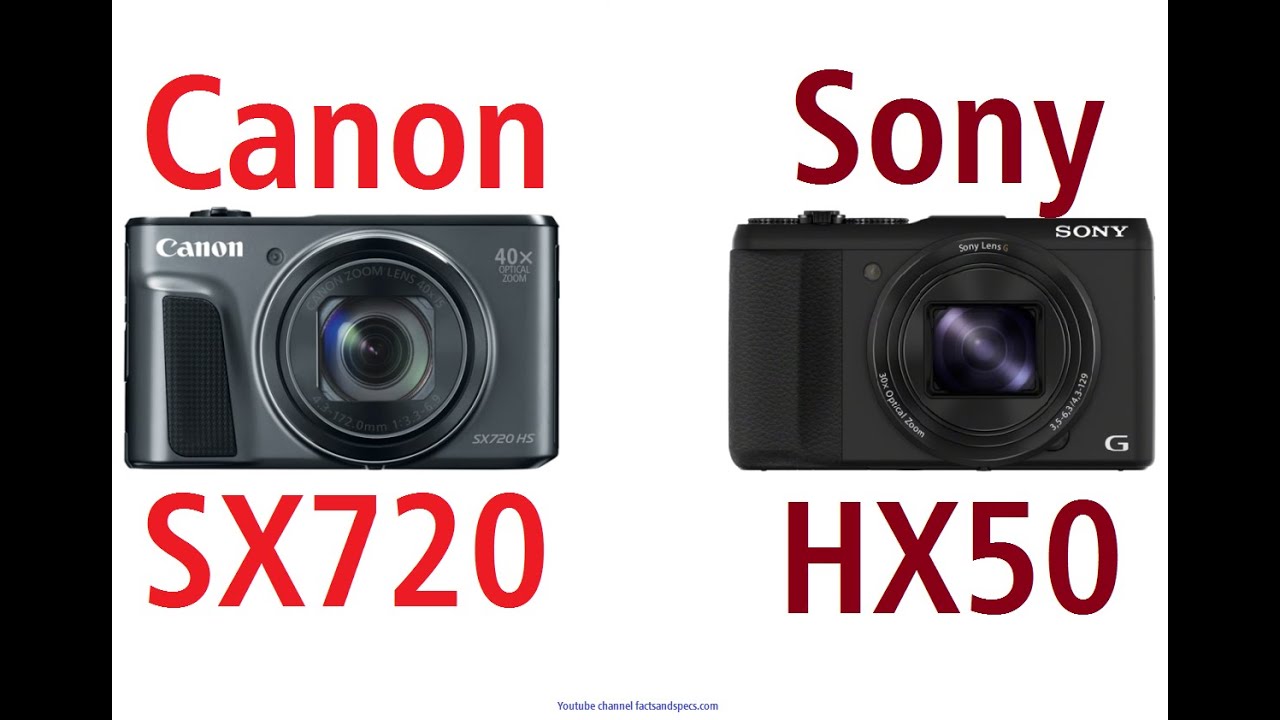 Canon PowerShot SX720 HS vs Sony Cyber-shot DSC-HX50V