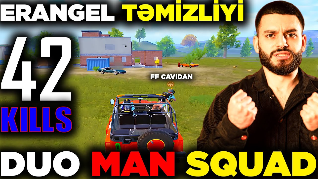FF CAVİDANLA ERANGELDƏ DUO MAN SQUAD 😍!! ERANGELİN İ&Ccedil;İNDƏN KE&Ccedil;DİK 😎!! PUBG MOBİLE ...