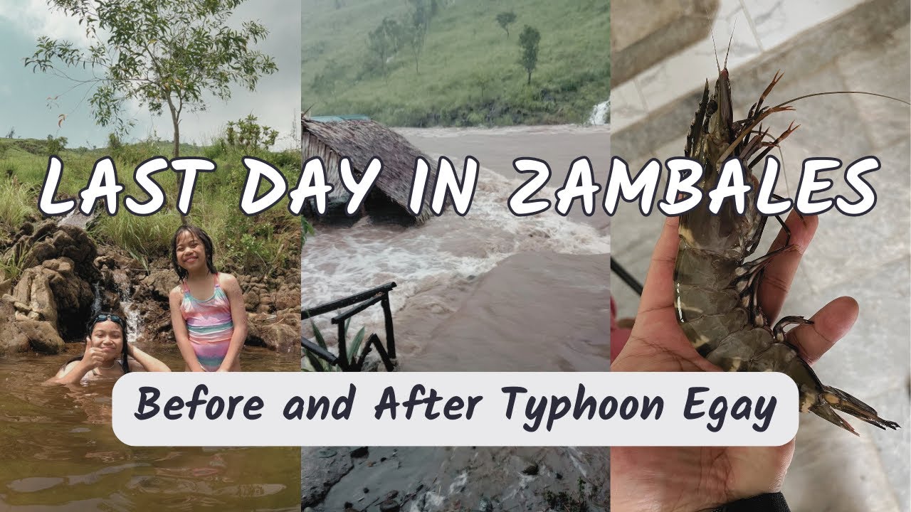 Before and After Typhoon Egay | Last Day in Zambales | Palaya Shrimp Farm | Tabing Ilog Picnic