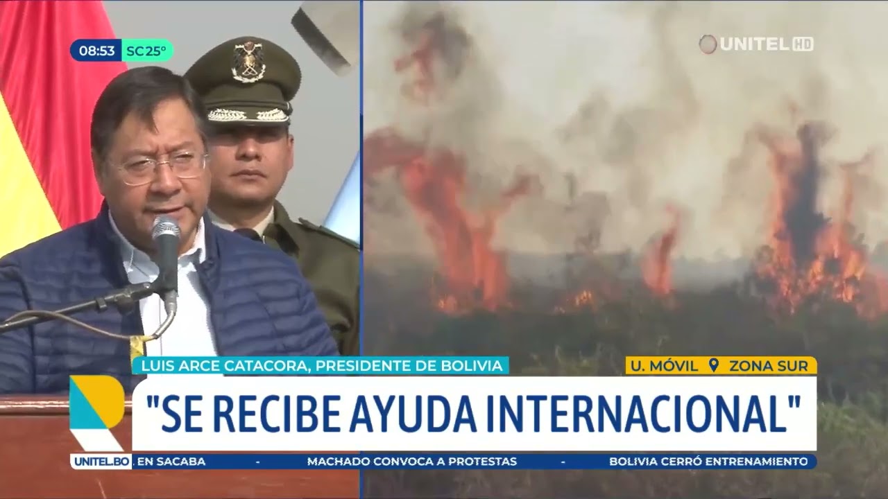 “No hay manera de combatir esto si no es con la conciencia del pueblo”, dice Arce sobre incendios