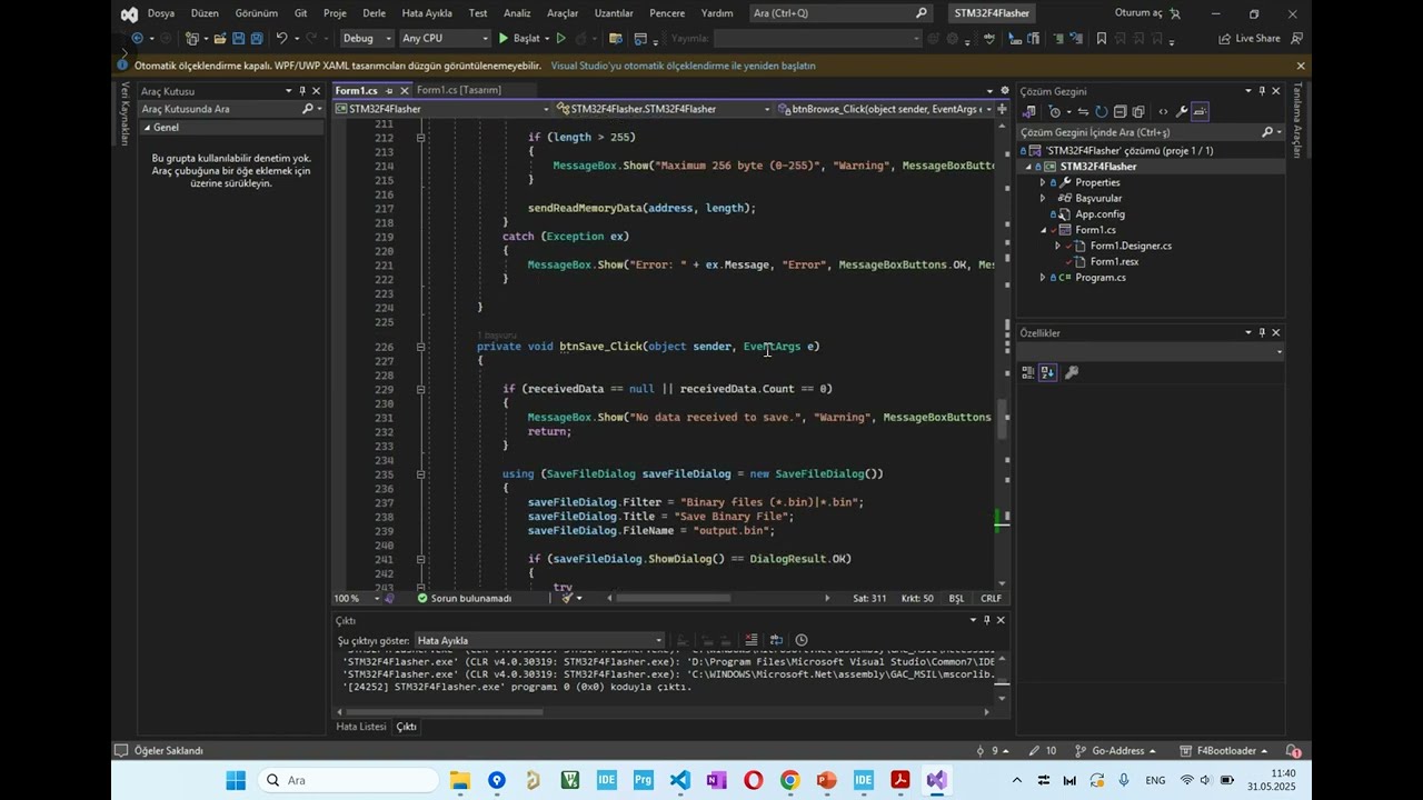STM32 ile Bootloader Geliştirme - 20 Masaüstü Uygulamasının Yazılması (Write Memory Part -1)
