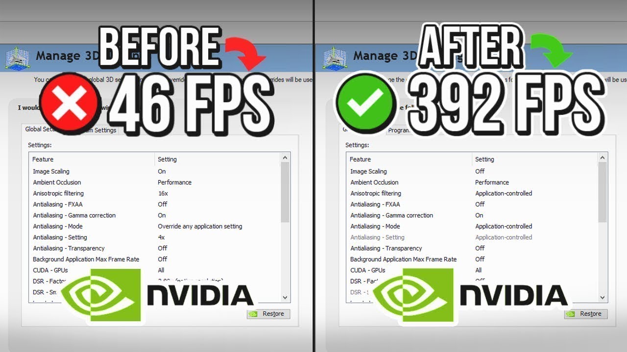 ЛУЧШИЕ НАСТРОЙКИ ПАНЕЛИ УПРАВЛЕНИЯ NVIDIA ДЛЯ ИГРЫ! (ОБНОВЛЕНО В 2025 ГОДУ)