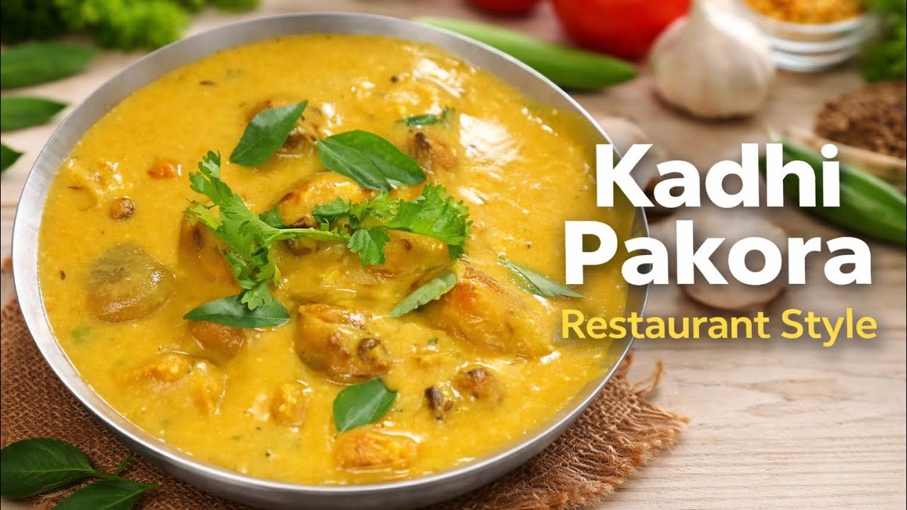 Perfect Kadhi Pakora Recipe | Restaurant Style Curry Pakoda#food#cooking#youtube#trending