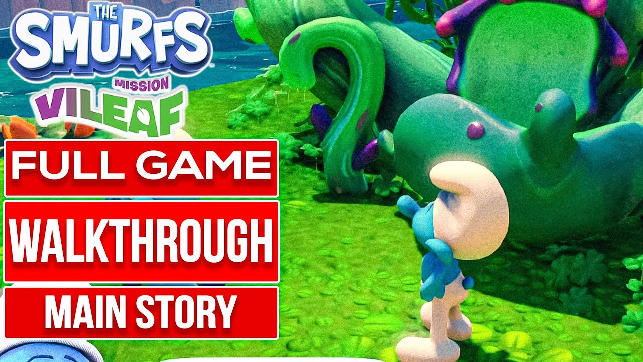 THE SMURFS MISSION VILEAF Gameplay Walkthrough FULL GAME No Commentary