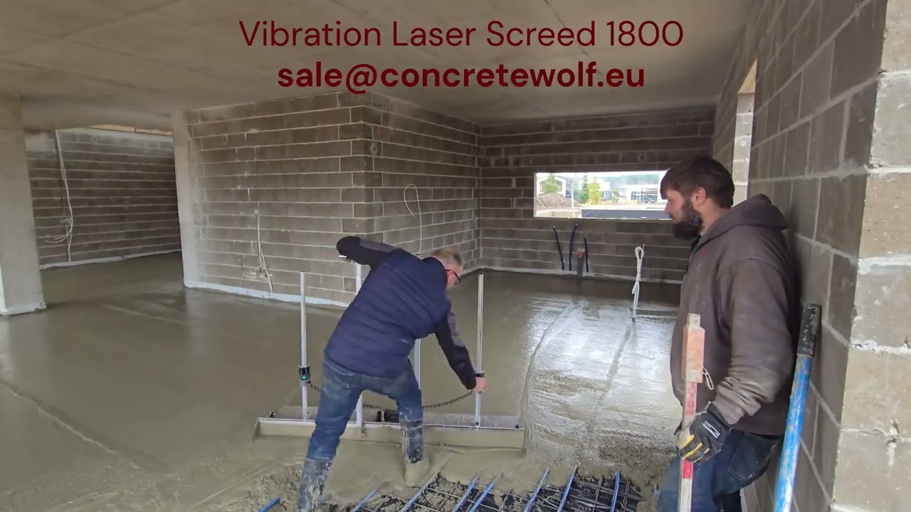 Vibration Laser Screed 1800 - Laser Concrete Leveling Machine