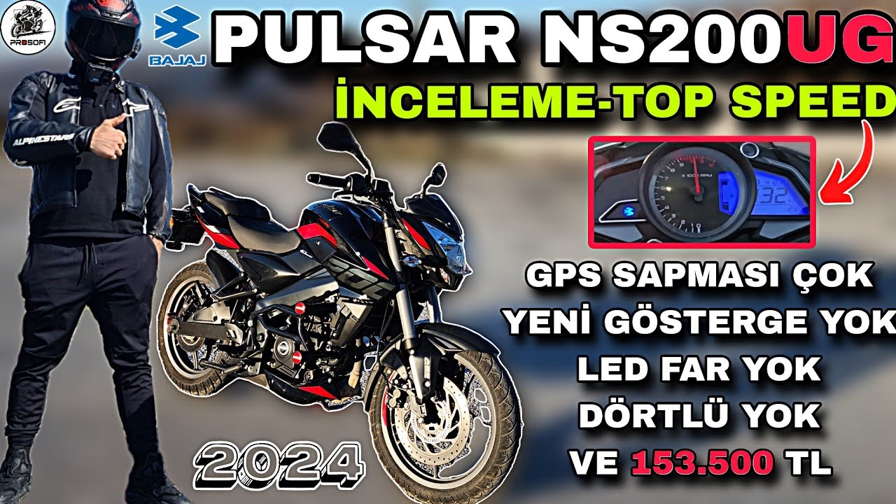 SON HIZ 135 MİŞ !.. BAJAJ PULSAR NS200UG İNCELEME VE TOP SPEED & HİNTLİ TOFAŞ !.. 10 YILDIR AYNI