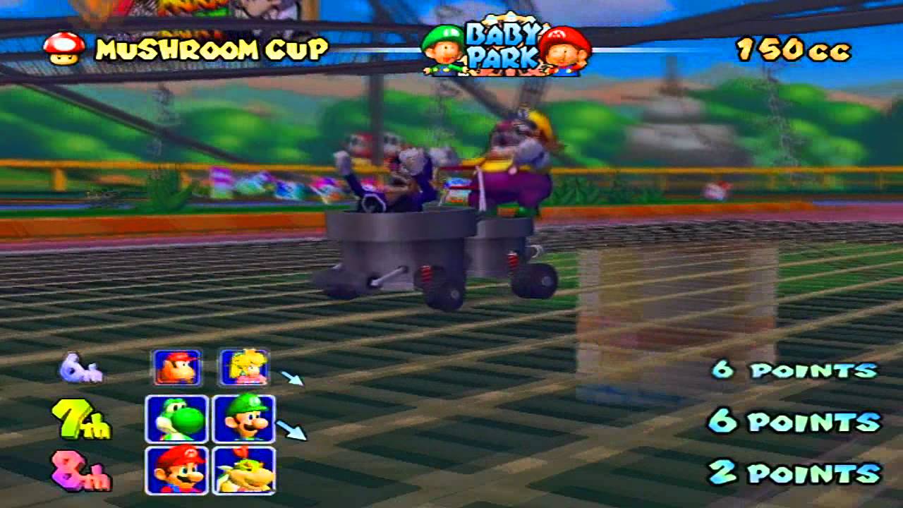 Варио и Валуиджи Mario Kart Double Dash GamePlay!!