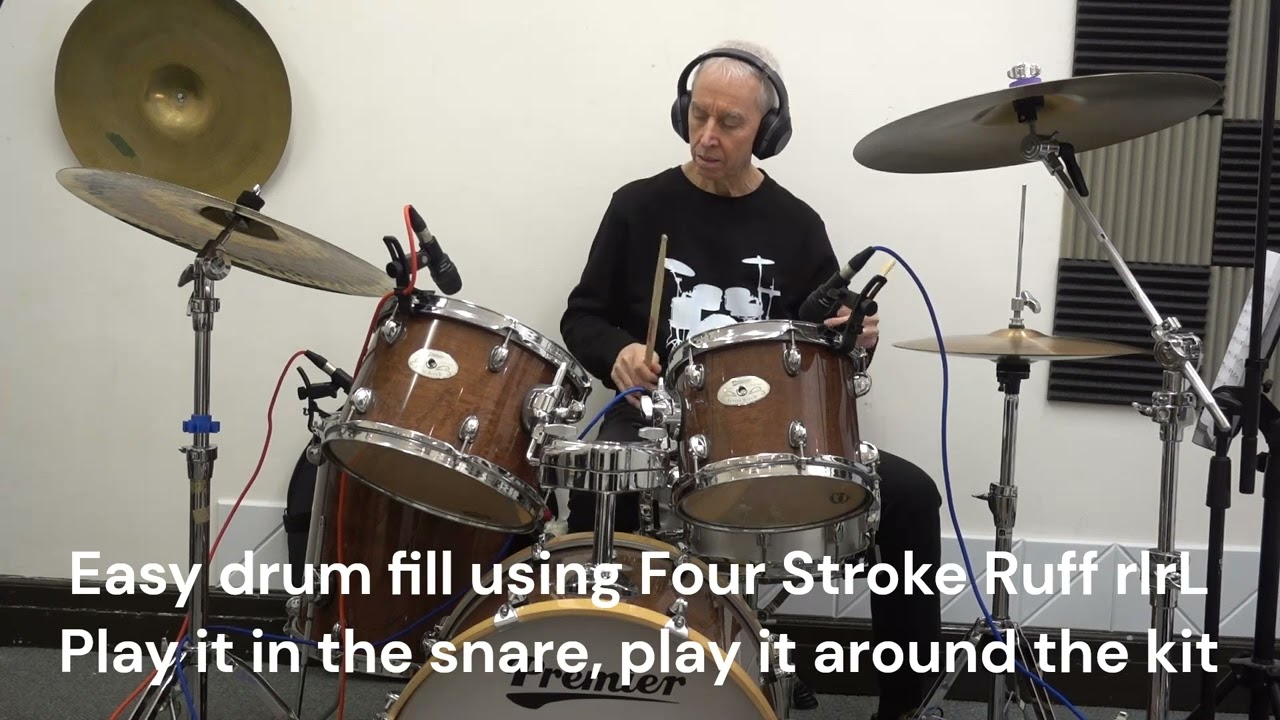 Easy drum fill using the Four Stroke Ruff