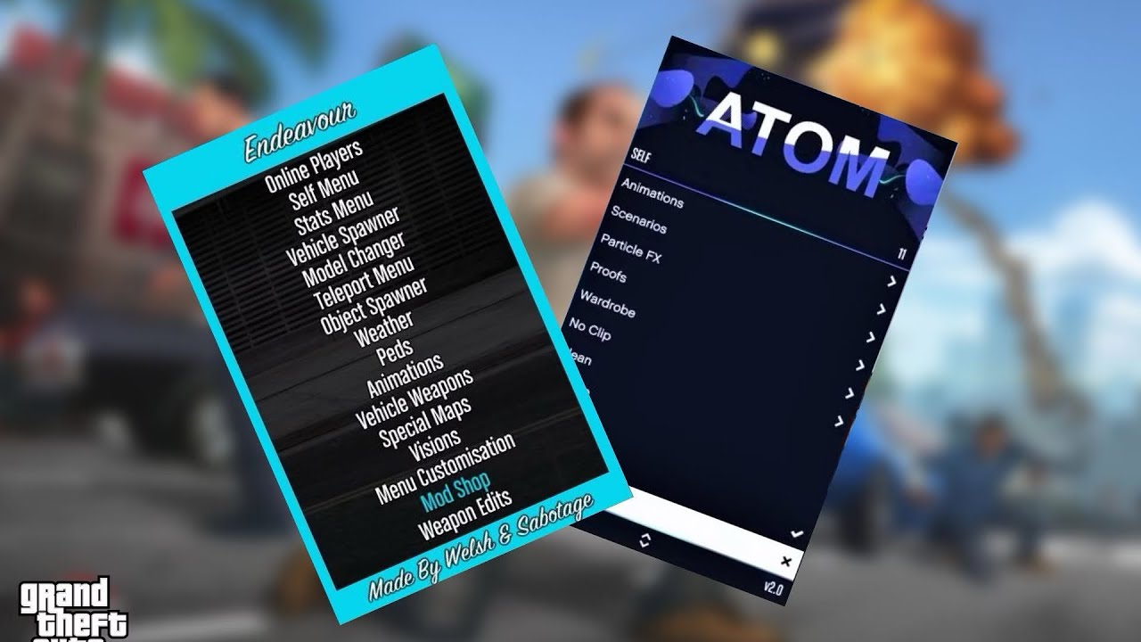 تركيب أفضل مود منيو في قراند 5 على بلايستيشن 3 (mod menu GTA V PS3)