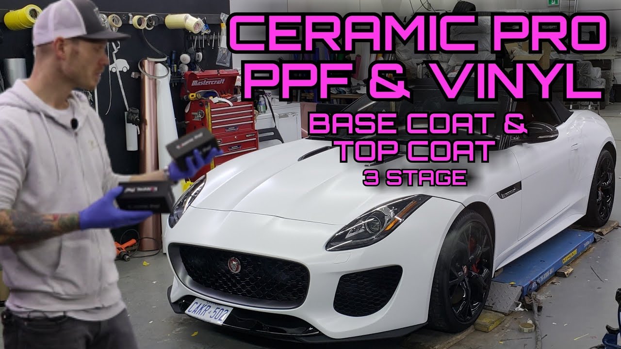 CERAMIC PRO on VINYL WRAP | 3 Stage Ceramic Coating A Satin White Wrap