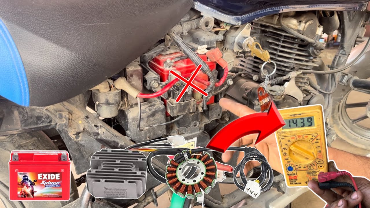 Bajaj Avenger bike ki battery charge nahi de paraha he rijan Kya Hai Dekhiye