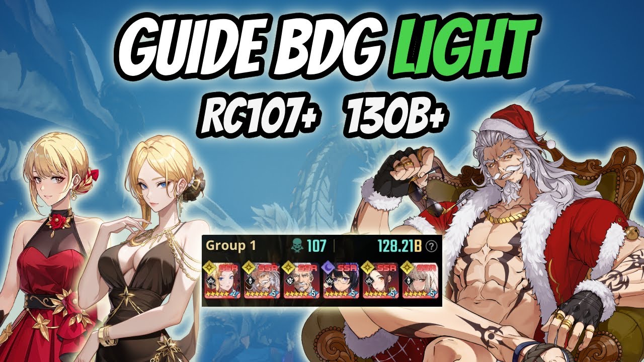GUIDE BDG LIGHT V2 : RC 107+ 130B+ | SOLO LEVELING ARISE
