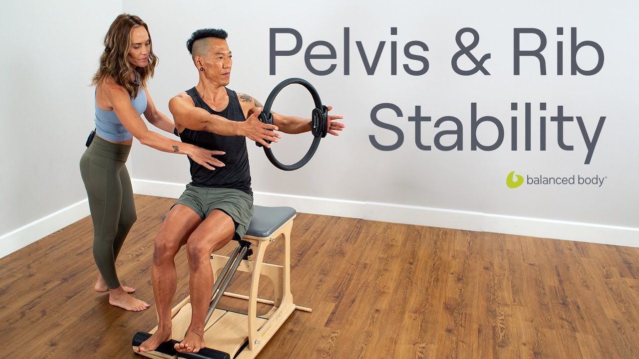 Pelvis & Rib Stability Exercises | EXO® Chair Pilates Tutorial