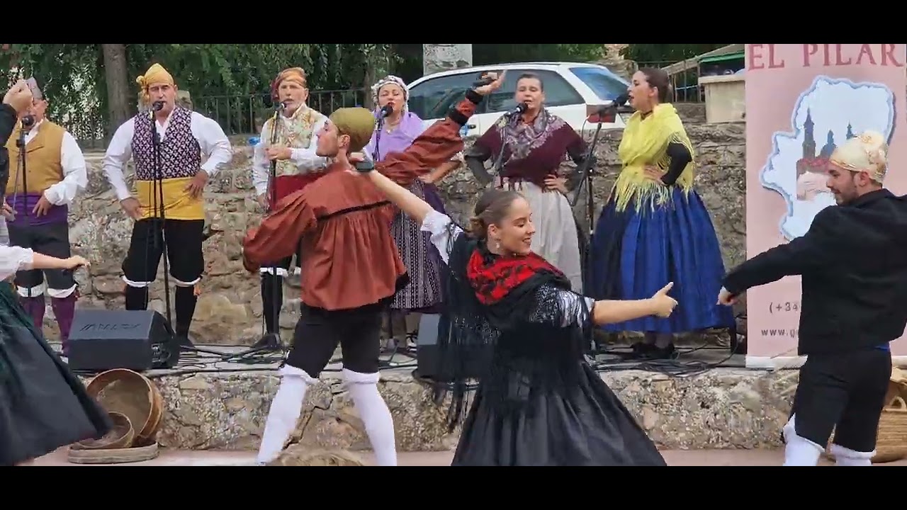 GRUPO FOLKLÓRICO EL PILAR EN VILLEL DE MESA (20220823)