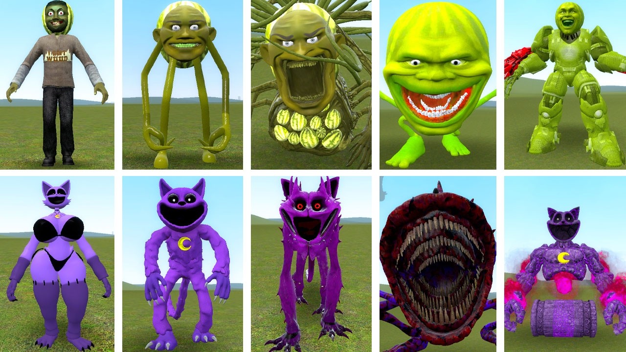 ALL NEW LIN GANG BOSS FAMILY VS ALL SONIC MECHATITAN FAMILY ? in Garrysmod!,...