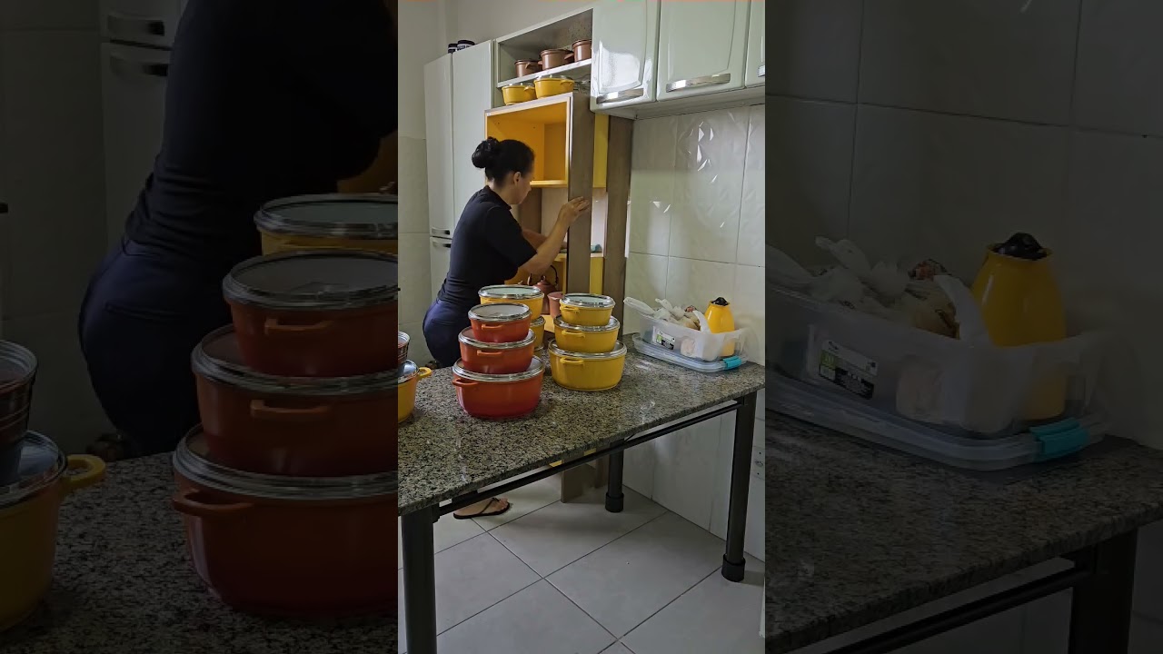 Faxina na cozinha