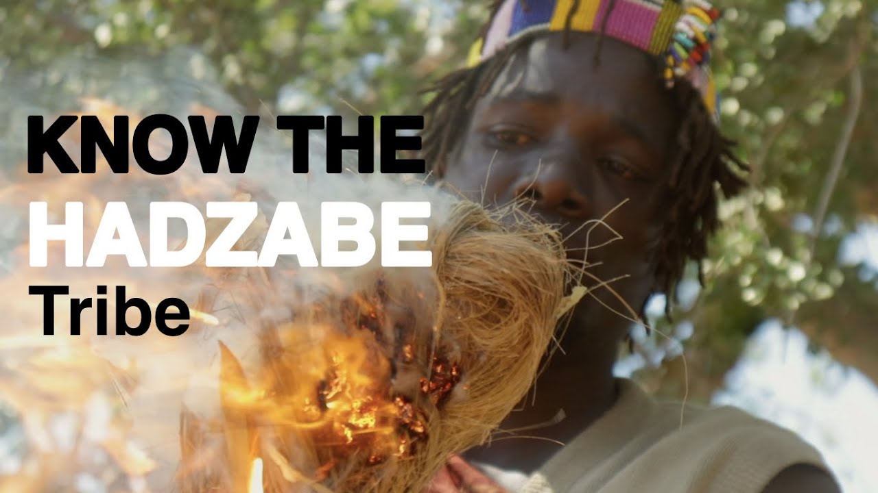 KNOW THE HADZABE TRIBE FROM TANZANIA-The Last Gathering Hunters,Tongue click Speaking!