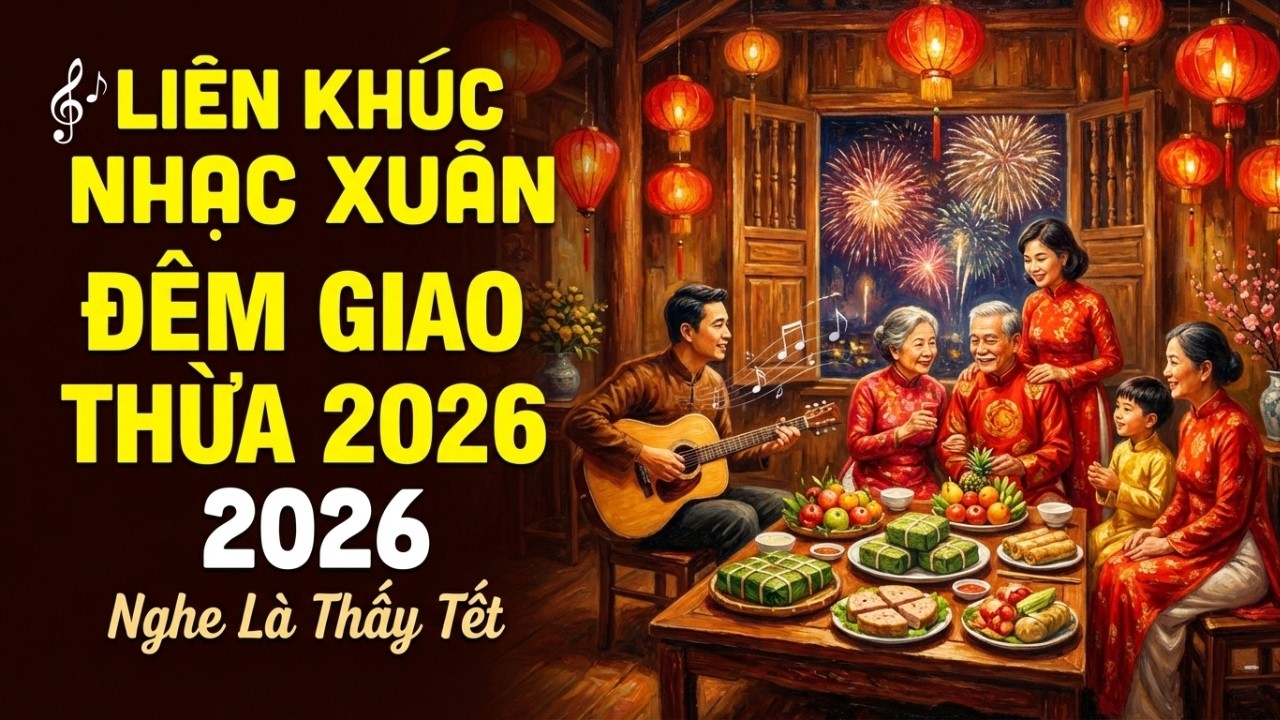 Liên Khúc Nhạc Xuân Đêm Giao Thừa Bính Ngọ 🔥 Nhạc Tết Giao Thừa Rộn Ràng Mừng Xuân 2026