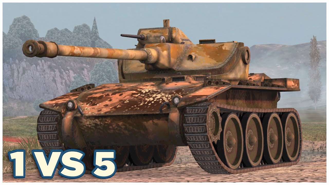 T71 • 5.4К УРОНА • 5 ФРАГОВ • WoT Blitz