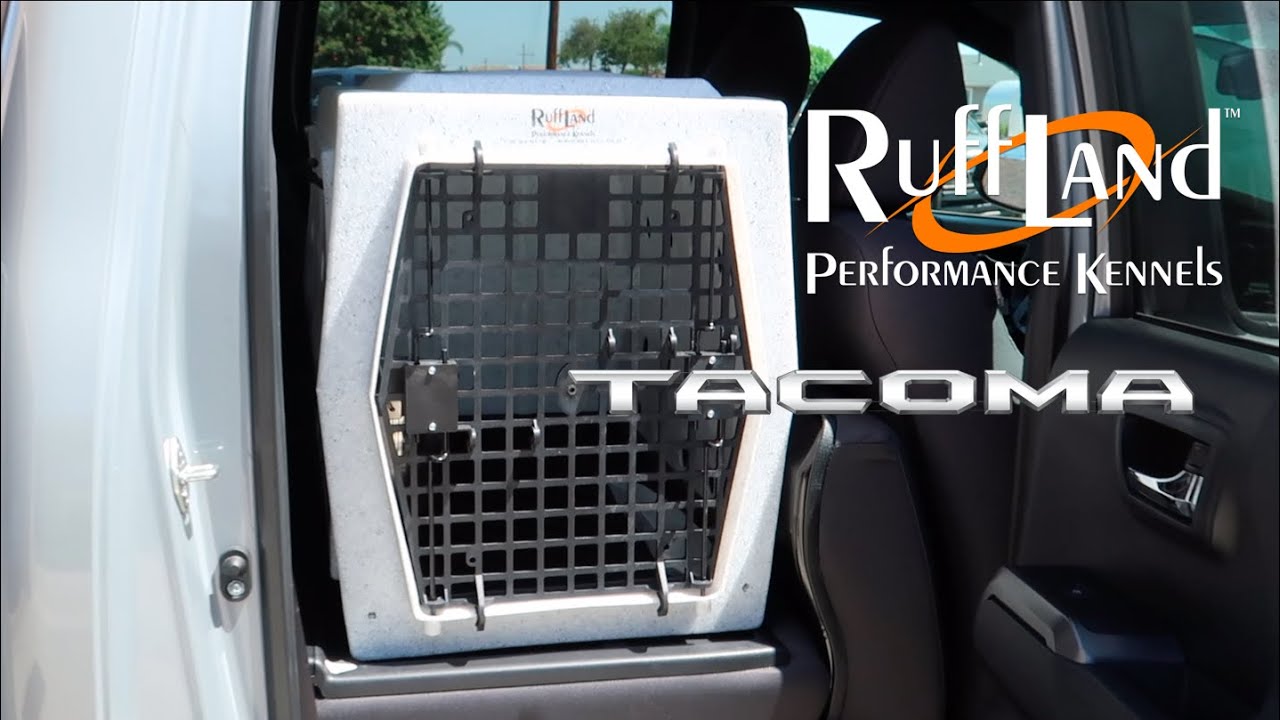 Ruff Land Intermediate Dog 🐶 Kennel fits a Toyota TACOMA PERFECTLY!