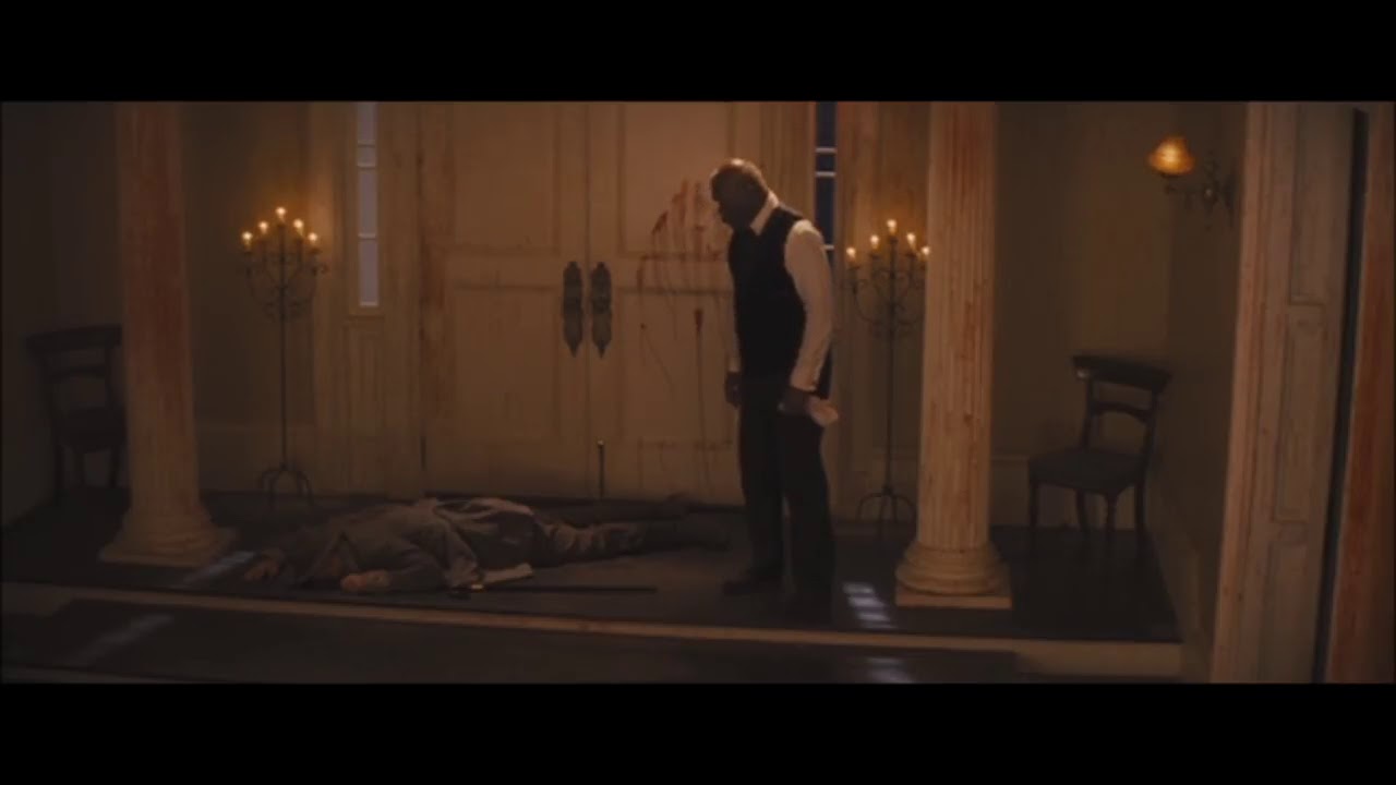Django Unchained: - I count six shots, nigga. - I count two guns, nigga.