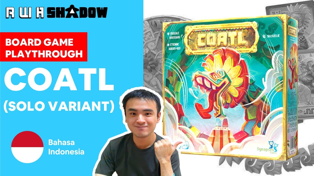 Board Game Playthrough EP322B - Coatl - Solo Variant