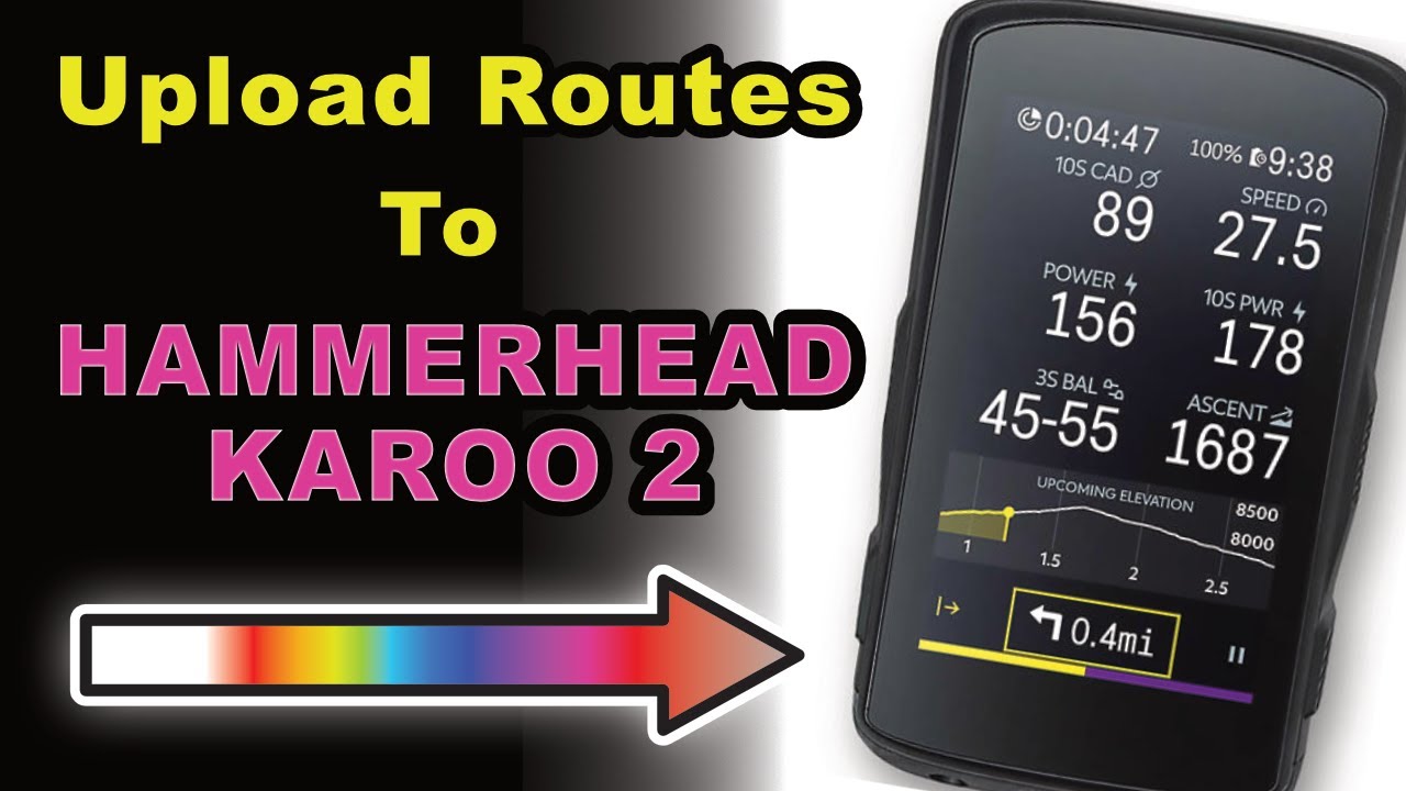 Upload routes to hammerhead karoo 2