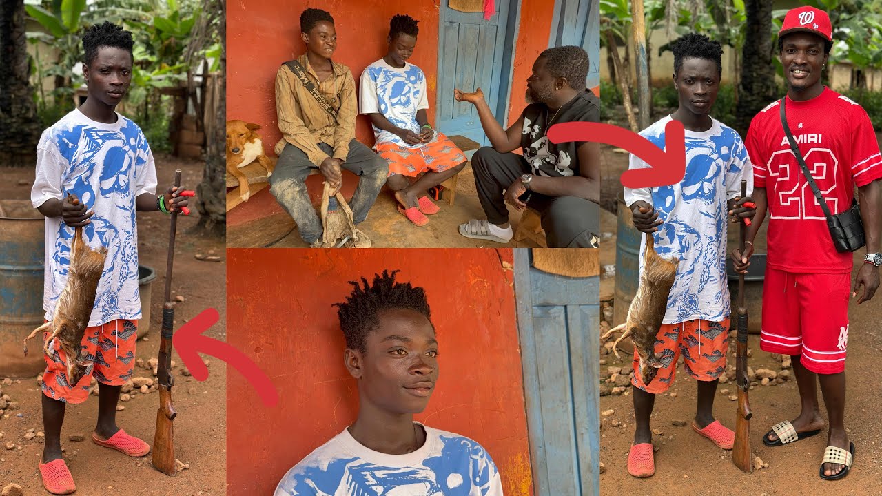 Agyarkwa😳The Youngest Hunter In Ashanti Akyem Breku,Reveals His Deadly Encounter Wit the Wild Animal