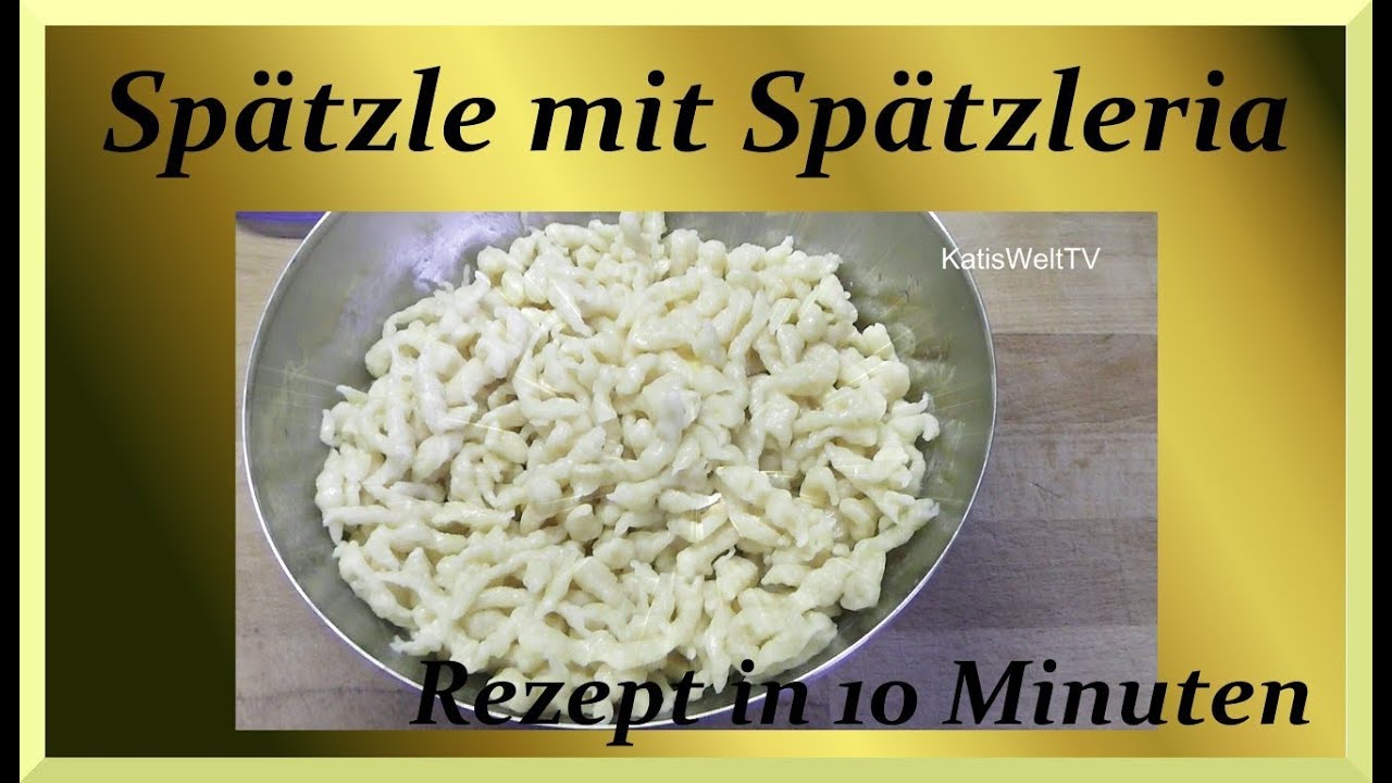 Spätzle selber machen - Tupperware Spätzleria - 10 Minuten Rezept