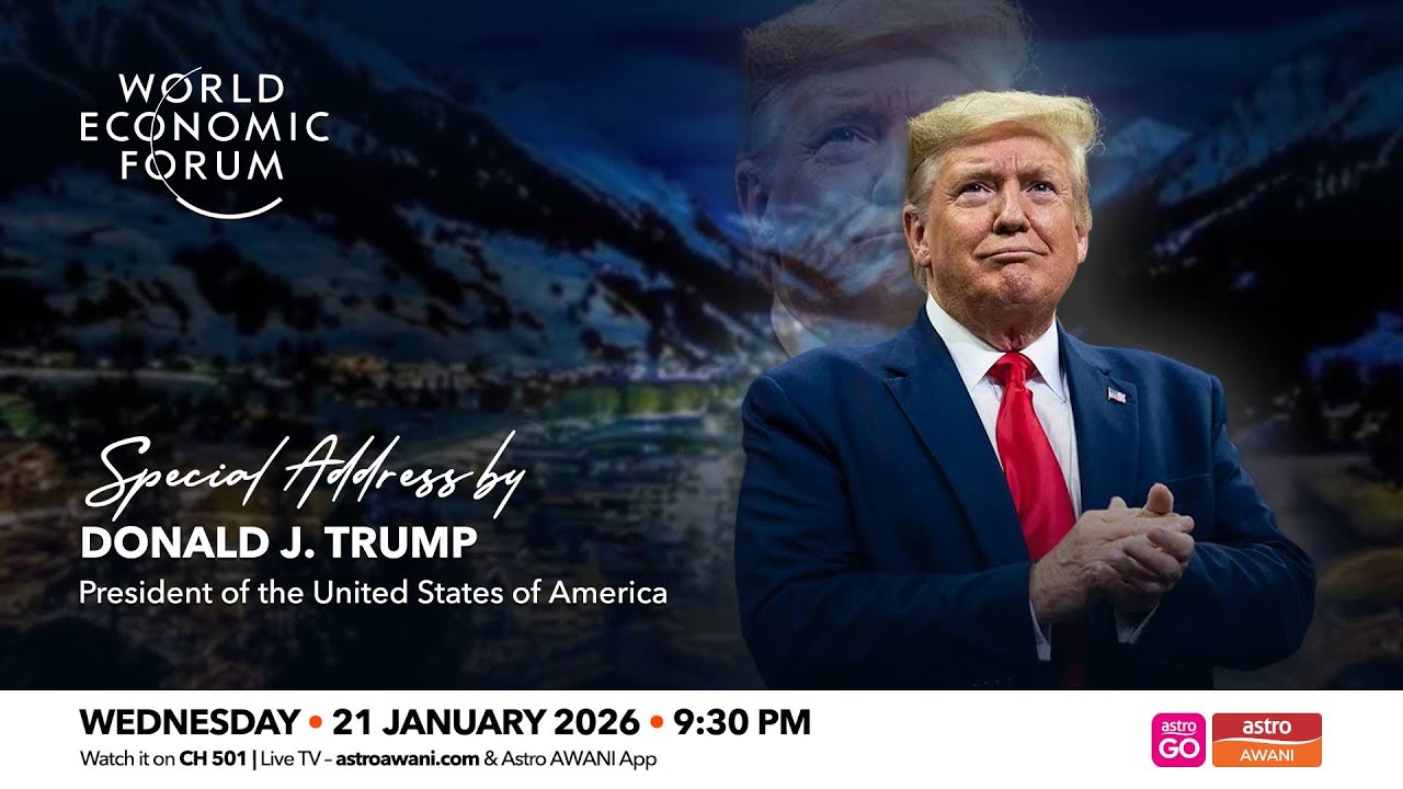 [LIVE] #WEF2026: Special Address by Donald J. Trump, President of the USA | 21th Jan 2026