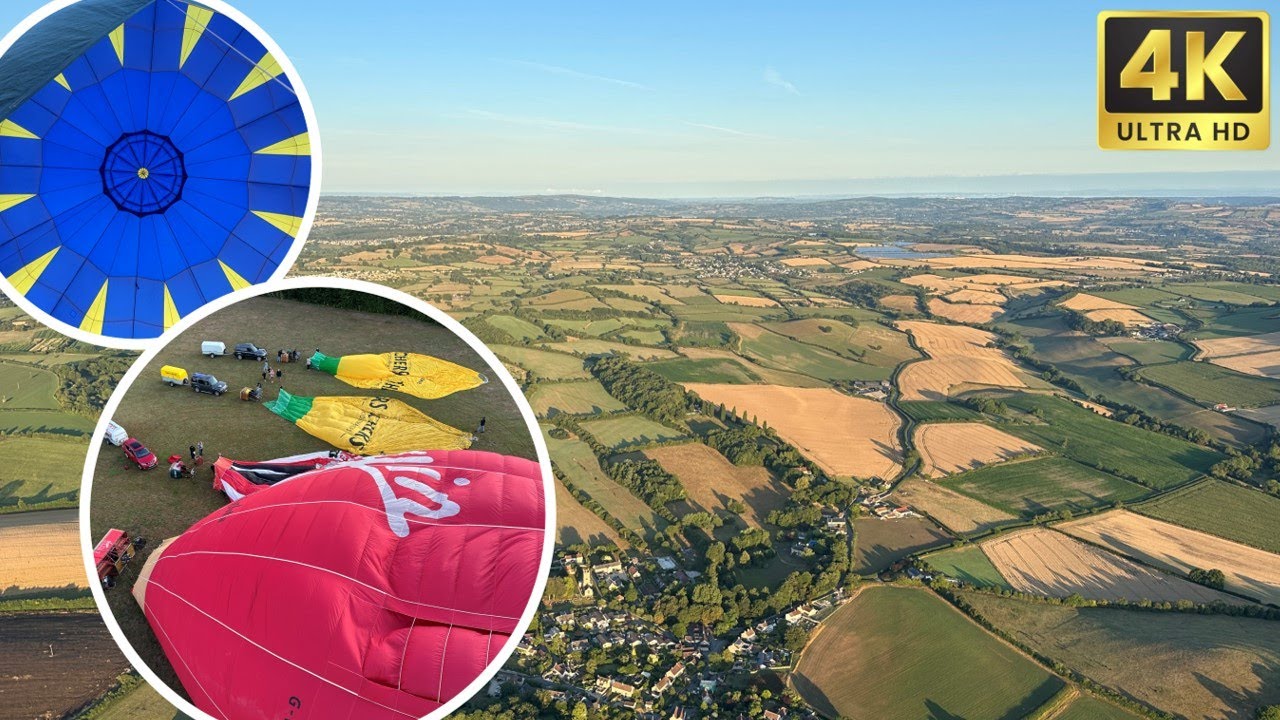 MJ Ballooning | 02/08/25 - G-CBVD Flight from Keynsham AM (4K UHD)