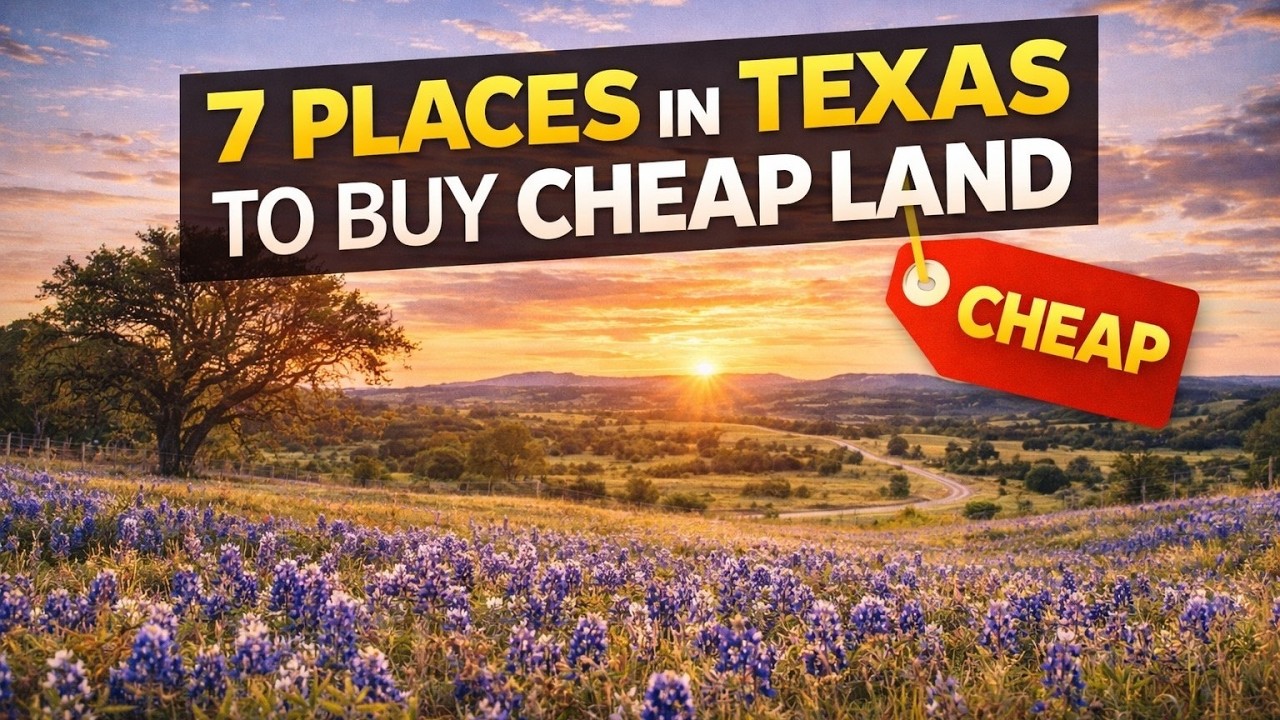 7 Places In Texas To Buy Cheap Land