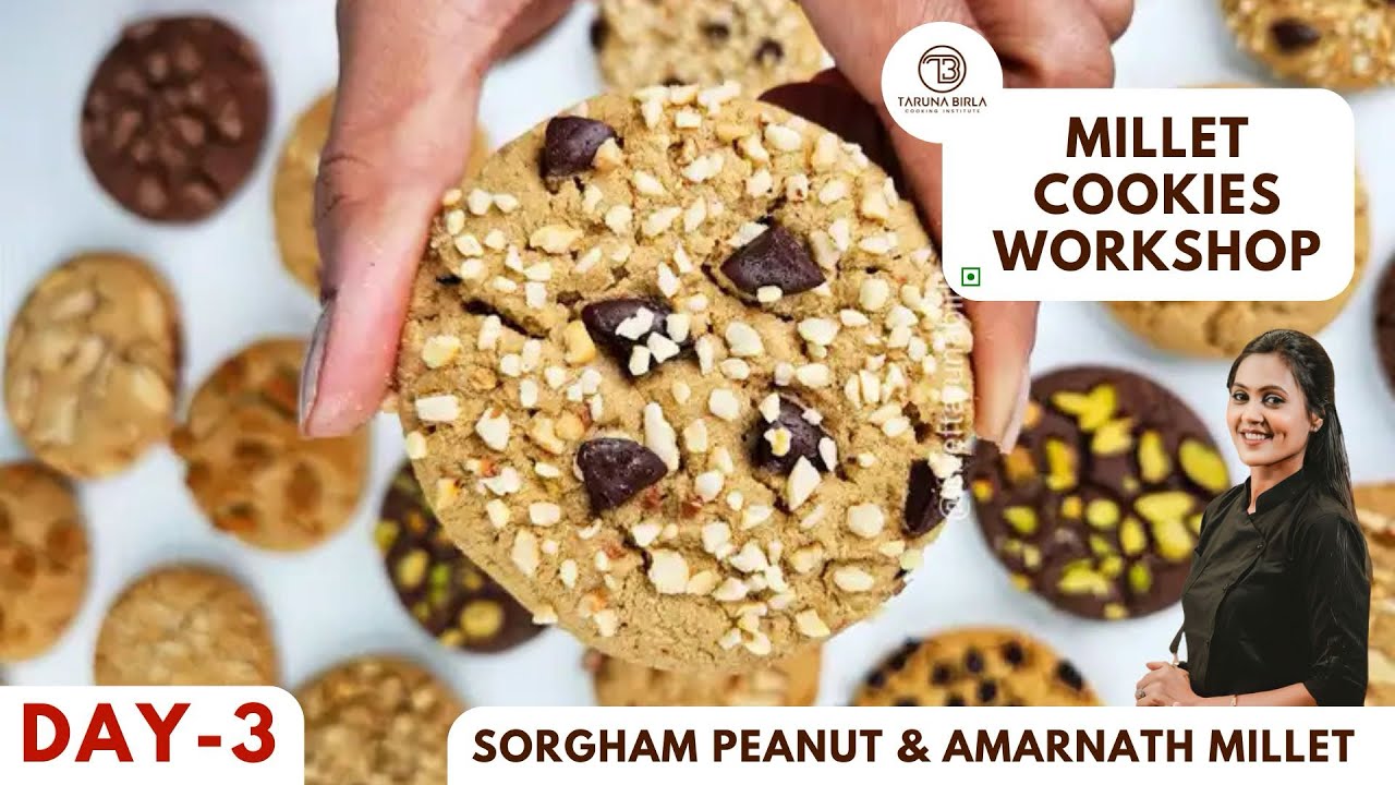 Sorgham peanut & Amarnath millet cookies | Chef Taruna Birla