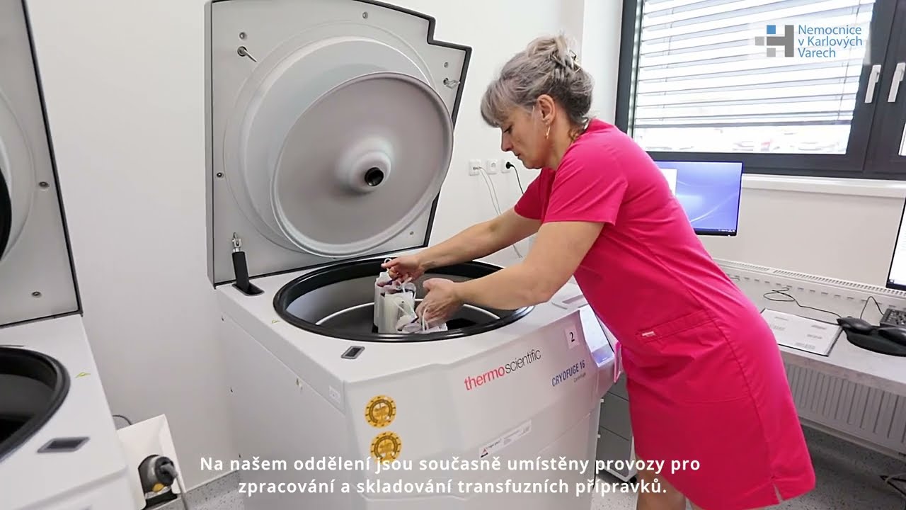 Transfuzní  oddělení Nemocnice Karlovy Vary 2024