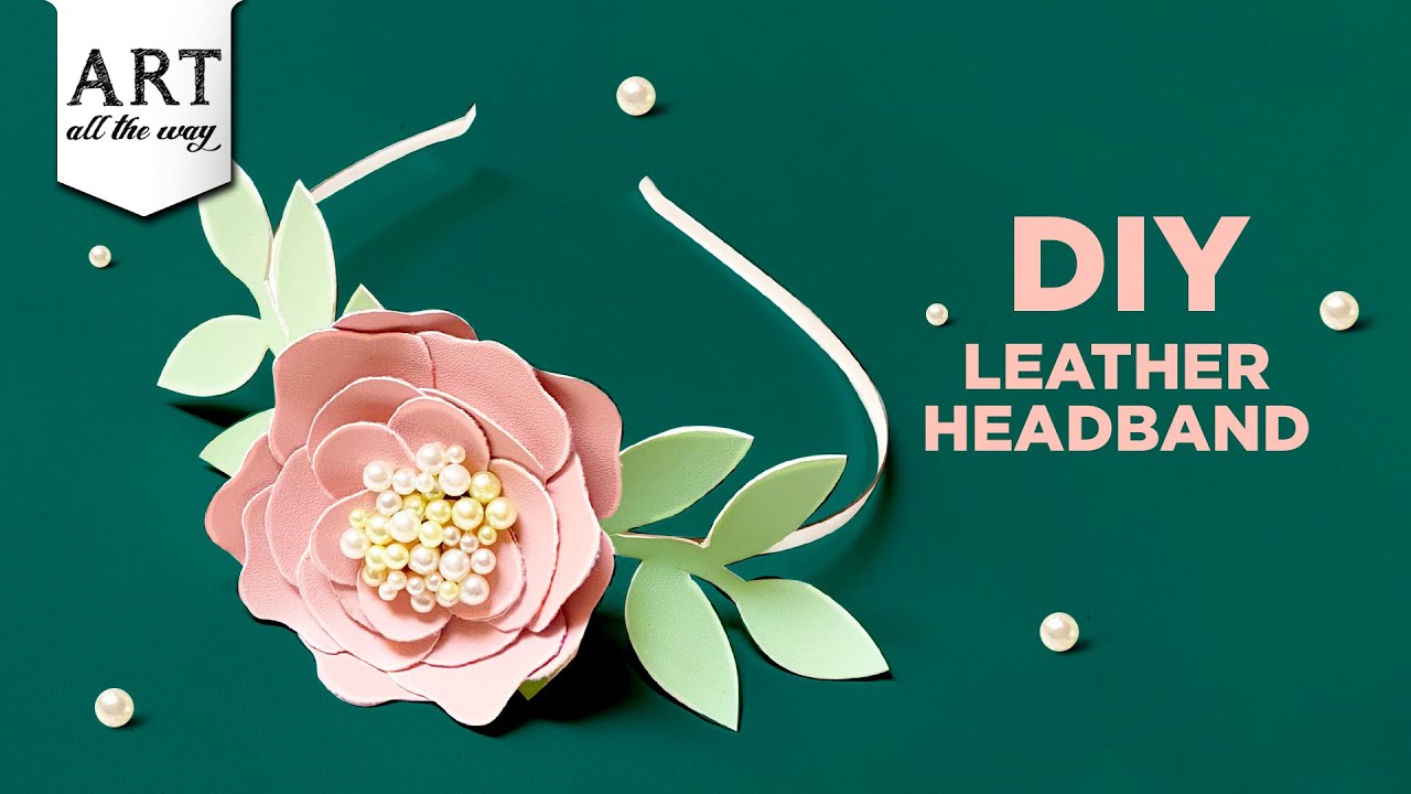 DIY Leather Hairband | Leather Craft | Headband Craft Ideas | Hairband Tutorial | @VENTUNOART