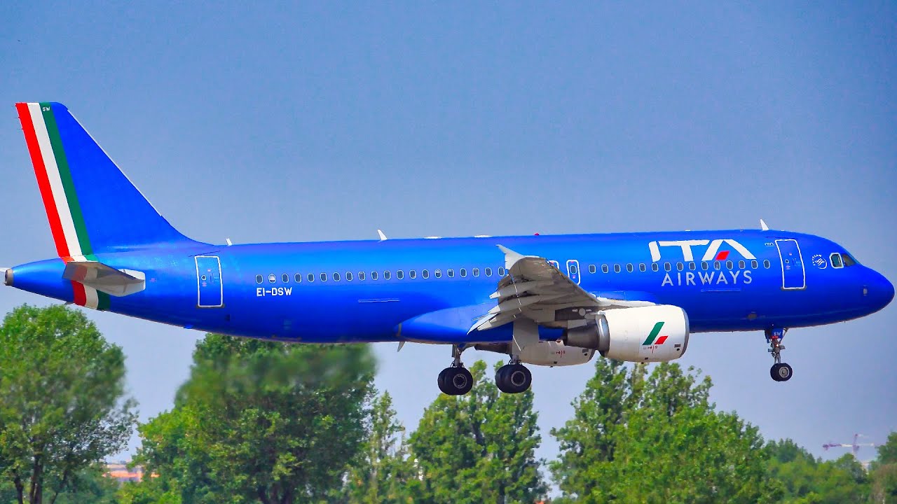 20 MINS LANDINGS & TAKEOFFS at LIN | 4K | Plane Spotting at Milan Linate Airport (2022)