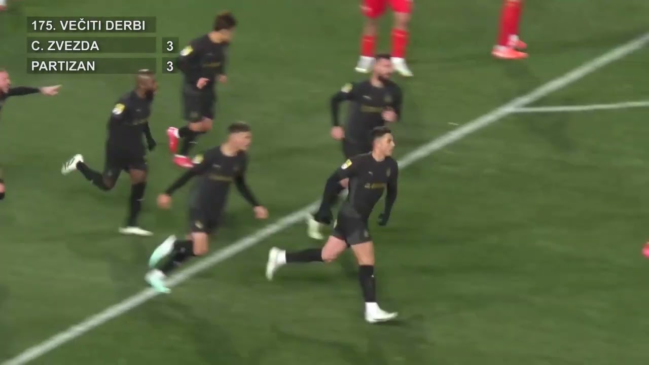 175.  DERBI C.ZVEZDA - PARTIZAN 3-3