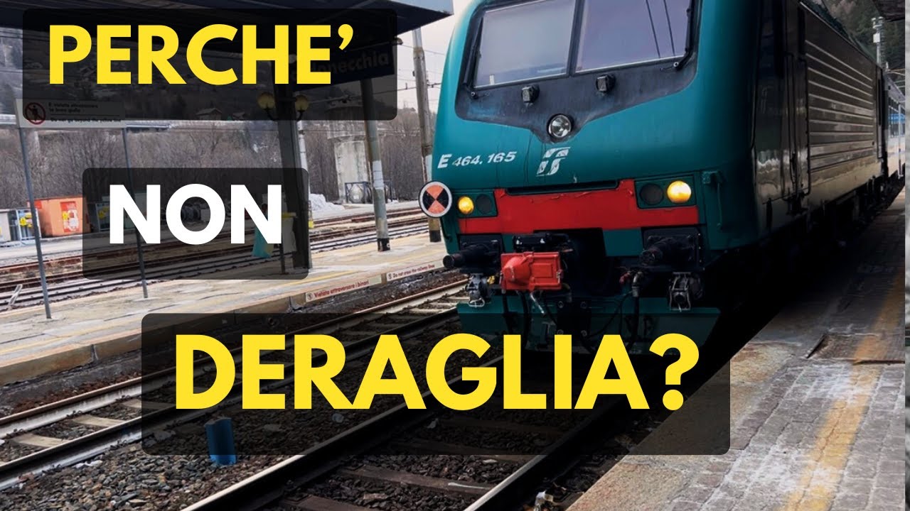 Perch&egrave; un TRENO non DERAGLIA in curva?