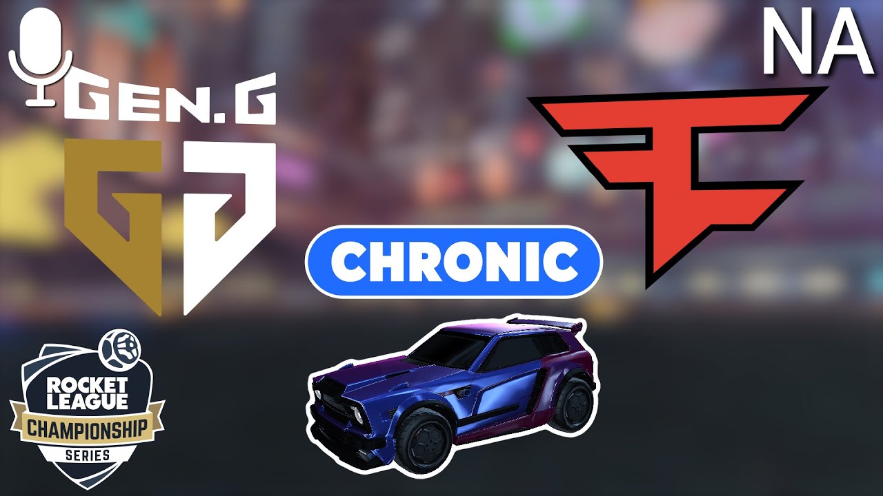 Chronic RLCS POV #57 - Gen.G vs FaZe Clan - G6 - Tie Breaker - NA Regional 3 Spring Inv + commentary