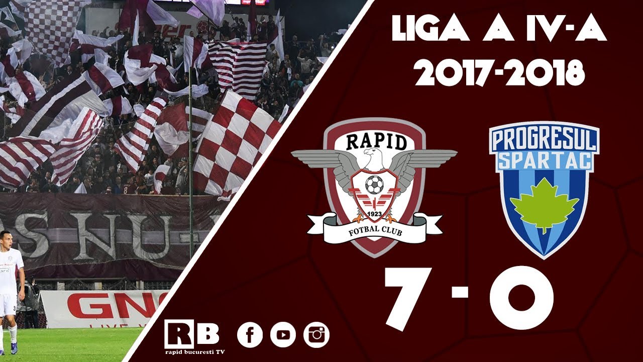 Academia Rapid-Progresul Spartac II 7-0 (Liga a IV-a 2017-2018)
