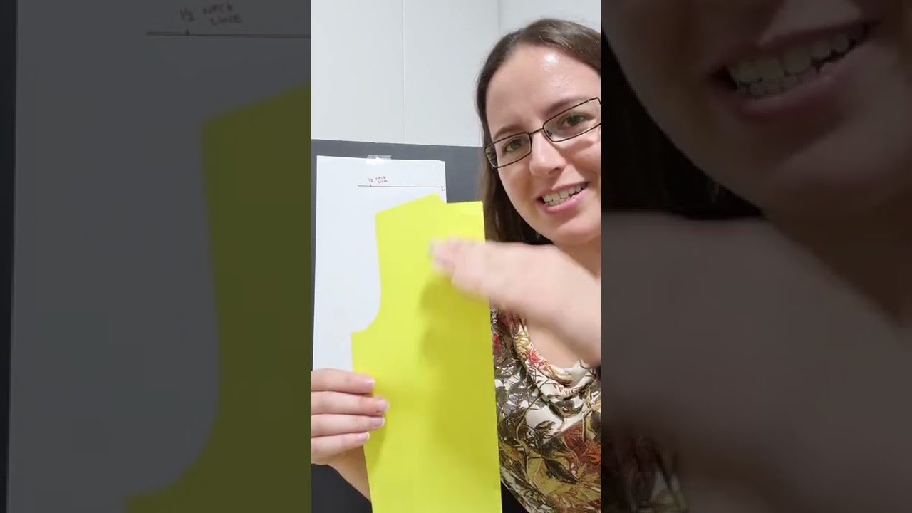 Tutorial - How to draft a cowl neckline from an existing shirt or bodice pattern for knit fabric