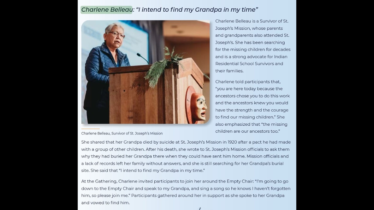Chief Charlene Belleau - Lies or Misremembering?