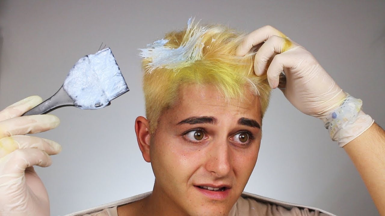MI DECOLORO I CAPELLI DA SOLO - disastro?! | Antonio Di Matteo