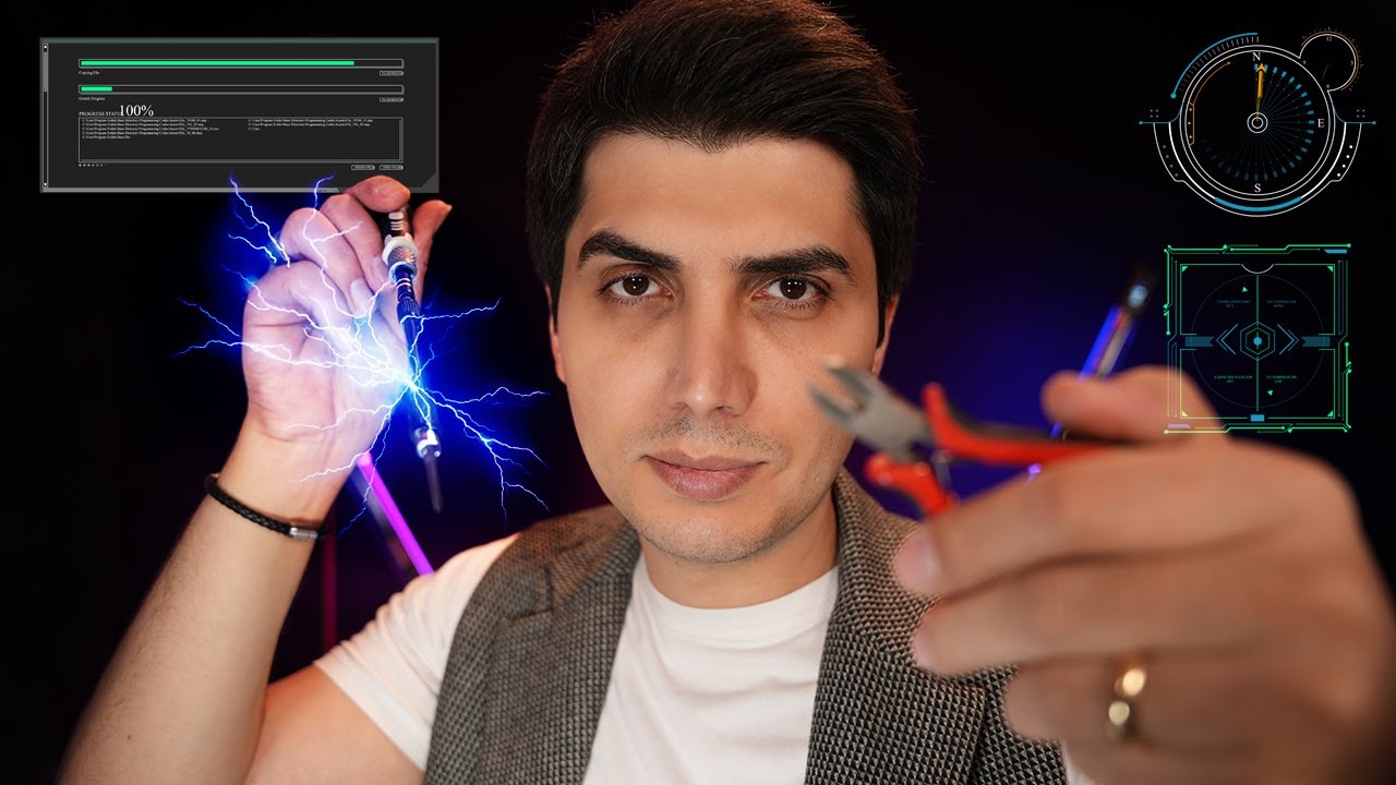Чиню своего друга-робота Пикси 🤖 Нежный футуристический ремонт ASMR