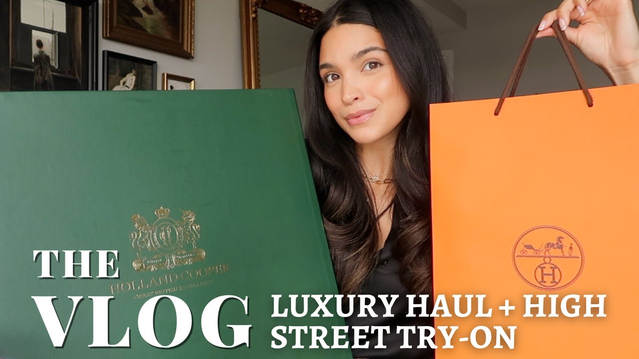 LUXURY HAUL | HOLLAND COOPER, HERMES, VB + NEW IN MANGO TRY-ON | VLOG S5:E25 | Samantha Guerrero
