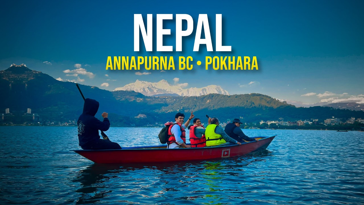 Pokhara, Nepal - Mountains, Temples and Phewa Lake | 4K